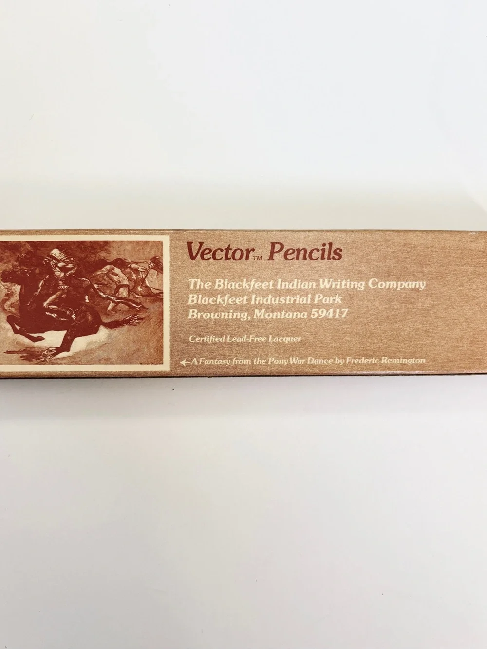 Vector Atlantic Richfield ARCO No 2 Pencils Box of 12 Blackfeet Indian WritingCo